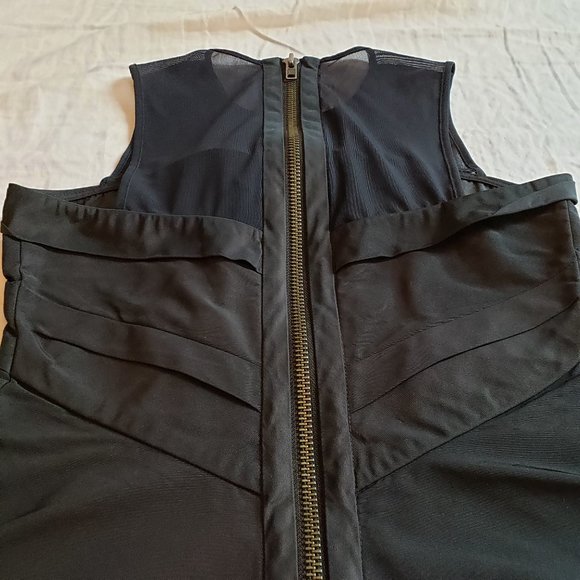 All Saints Spitalfields black midi dress; UK 10 US 4 - Picture 3 of 6